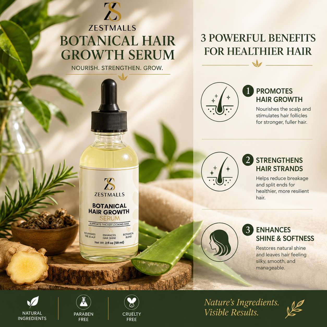 Botanical Hair Growth Serum