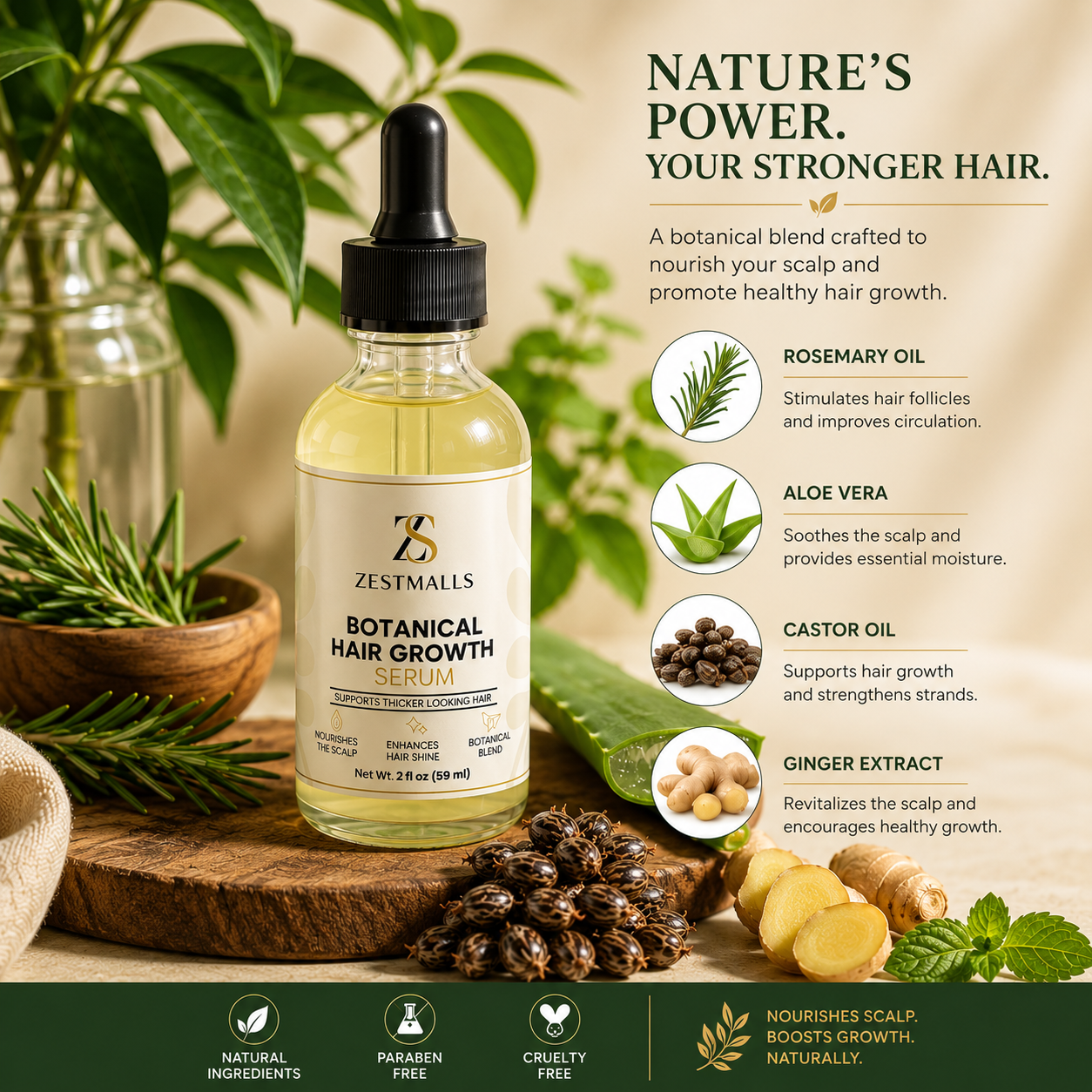 Botanical Hair Growth Serum